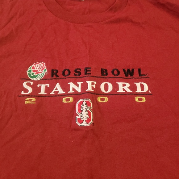 2000 Rose Bowl Stanford University Embroidered Tee - Picture 2 of 6